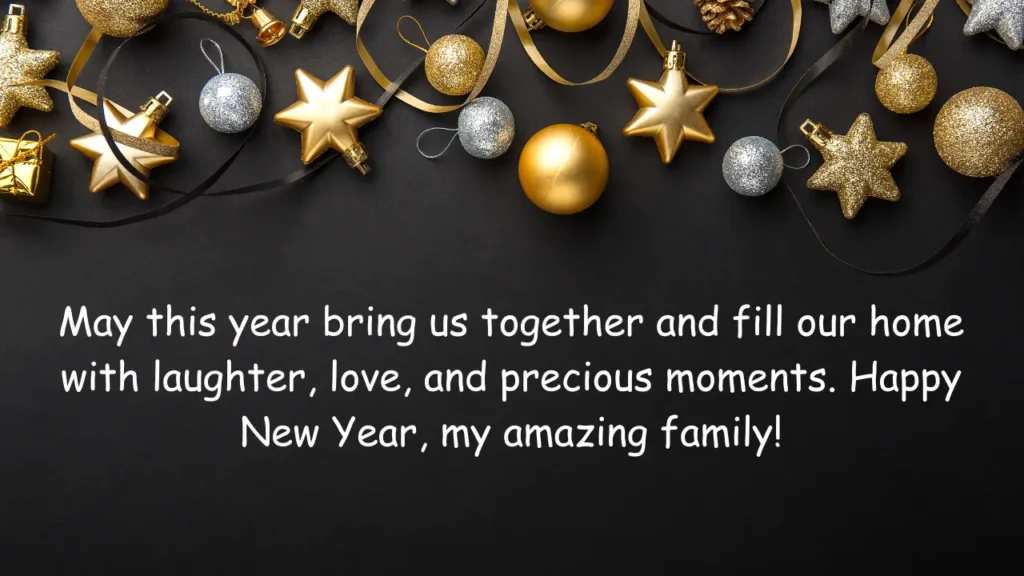 new year wish for family
